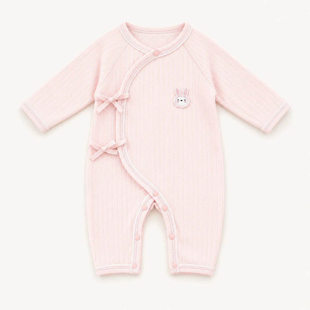 Pyjama Naissance Bébé En Coton À Nouettes