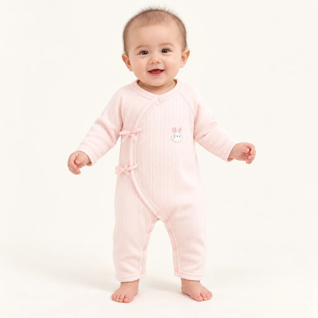 Pyjama Naissance Bébé En Coton À Nouettes
