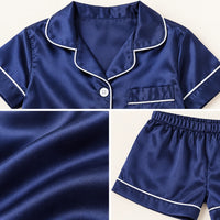 Pyjama Soie En Satin Pour Enfant
