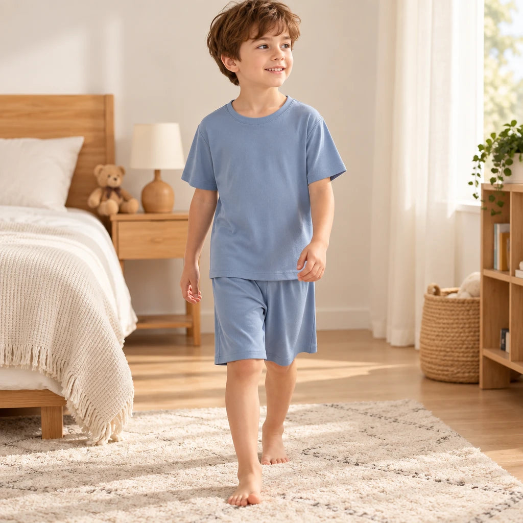 Pyjama Vêtement De Nuit Été Unisexe Pour Enfant Image