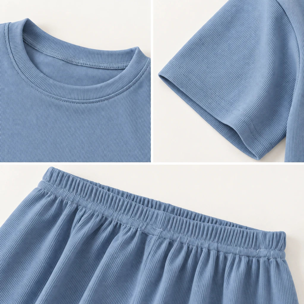 Pyjama Vêtement De Nuit Été Unisexe Pour Enfant