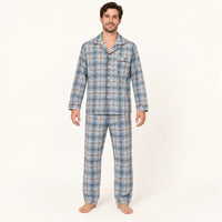 Pyjama Vêtements De Nuit Homme Carreaux En Coton