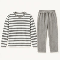 Pyjama Vêtements De Nuit Polaire Homme Rayé