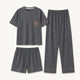 T-Shirt Pyjama Homme Coton Côtelé